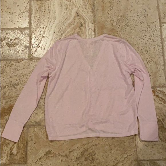 VS distressed v neck 3 button henley NWOT Large - Picture 3 of 6